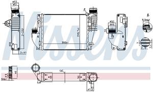 citroen Intercooler, inlaatluchtkoeler 961523