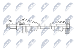 NTY Antriebswelle Vorderachse links  NPW-VW-069