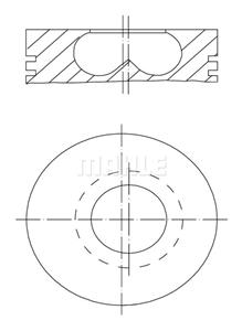 Mahle Original Kolben  081 PI 00123 000