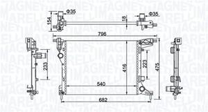 fiat Radiateur BM2033