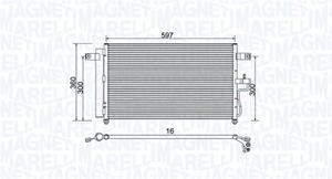 Magneti Marelli Kondensator, Klimaanlage  350203955000