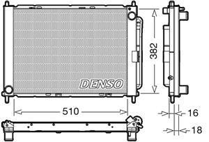 renault Radiateur DRM23104