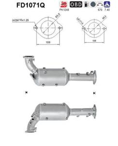 nissan Roetfilter FD1071Q