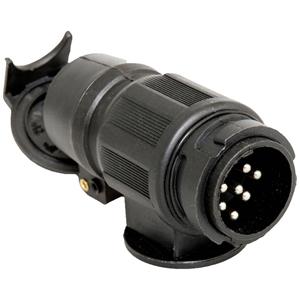 hpautozubehör HP Autozubehör 28649 Anhänger Adapter [Steckdose 13polig - Stecker 7polig] Kunststoff