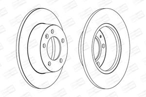 Champion Bremsscheibe Hinterachse  562164CH