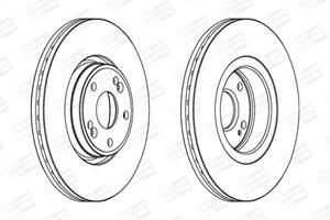 Champion Bremsscheibe Vorderachse  562381CH