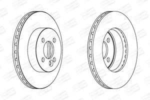 Champion Bremsscheibe Vorderachse  562570CH