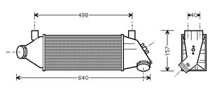 ford INTERCOOLER Turbo Diesel FWD 18004315