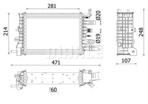 dacia Radiateur CR2632000P