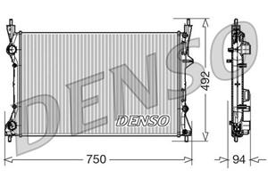 Kühler, Motorkühlung Denso DRM09171