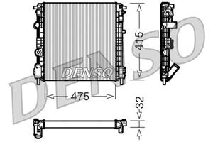 Kühler, Motorkühlung Denso DRM23015