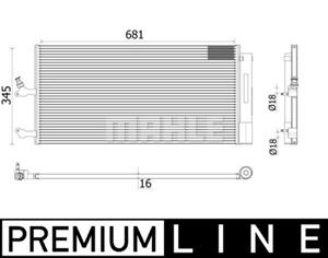 volvo Condensor, airconditioning