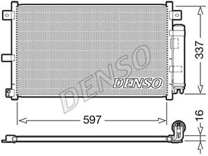 mazda Condensor, airconditioning DCN44001