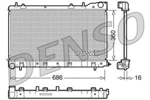 Kühler, Motorkühlung Denso DRM36004