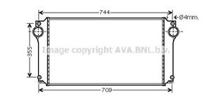 toyota Intercooler, inlaatluchtkoeler TOA4362