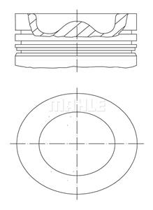 mahleoriginal Kolben Mahle Original 037 PI 00144 000