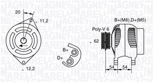 Magneti Marelli Generator  063321860010