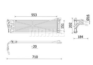 bmw Oliekoeler, automatische transmissie CLC306000P