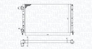 Magneti Marelli Kühler, Motorkühlung  350213194400