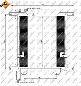 Condensator, airconditioner NRF NRF 35837