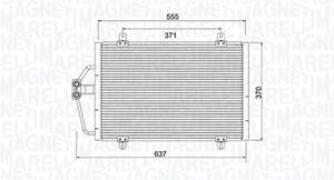 Magneti Marelli Kondensator, Klimaanlage  350203784000