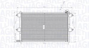 magnetimarelli Condensor, airconditioning MAGNETI MARELLI 350203831000