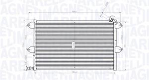 Magneti Marelli Kondensator, Klimaanlage  350203831000