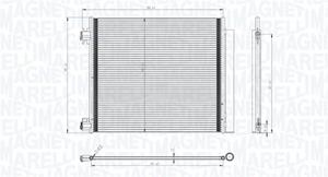 Magneti Marelli Kondensator, Klimaanlage  350203832000