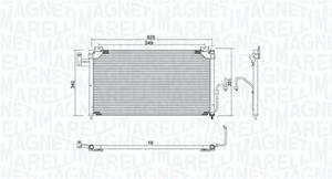 Magneti Marelli Kondensator, Klimaanlage  350203939000