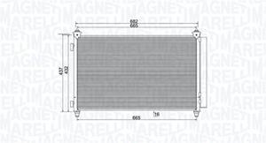 Magneti Marelli Kondensator, Klimaanlage  350203991000