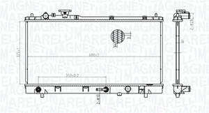 Magneti Marelli Kühler, Motorkühlung  350213175200