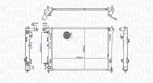 Magneti Marelli Kühler, Motorkühlung  350213176600