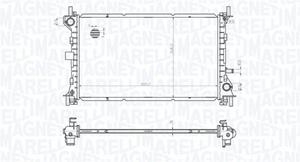 Magneti Marelli Kühler, Motorkühlung  350213178100