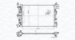 Magneti Marelli Kühler, Motorkühlung  350213178900