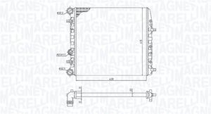 magnetimarelli Radiateur MAGNETI MARELLI, u.a. für VW, Skoda, Seat