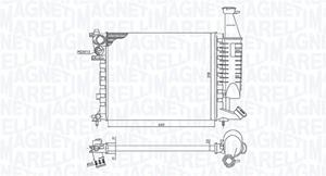 Magneti Marelli Kühler, Motorkühlung  350213186300