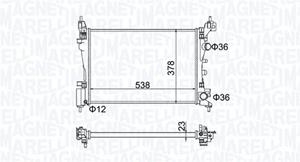 magnetimarelli Radiateur MAGNETI MARELLI 350213186700