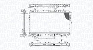 Magneti Marelli Kühler, Motorkühlung  350213197500