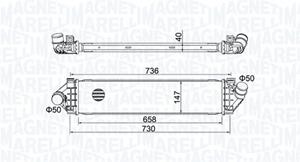 ford Intercooler, inlaatluchtkoeler MST427