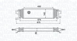 Magneti Marelli Ladeluftkühler  351319204380