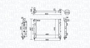 Magneti Marelli Kühler, Motorkühlung  350213151100