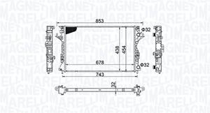Magneti Marelli Kühler, Motorkühlung  350213152200