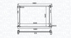 Magneti Marelli Kühler, Motorkühlung  350213152600