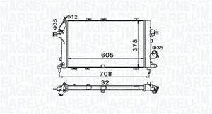 Magneti Marelli Kühler, Motorkühlung  350213153400