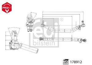 Febi Bilstein Spurstange Vorderachse  178912