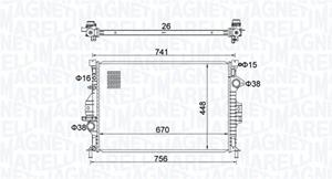 Magneti Marelli Kühler, Motorkühlung  350213157700