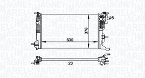 Magneti Marelli Kühler, Motorkühlung  350213158300