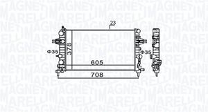 Magneti Marelli Kühler, Motorkühlung  350213159300