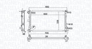 Magneti Marelli Kühler, Motorkühlung  350213159900