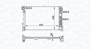 Magneti Marelli Kühler, Motorkühlung  350213161300